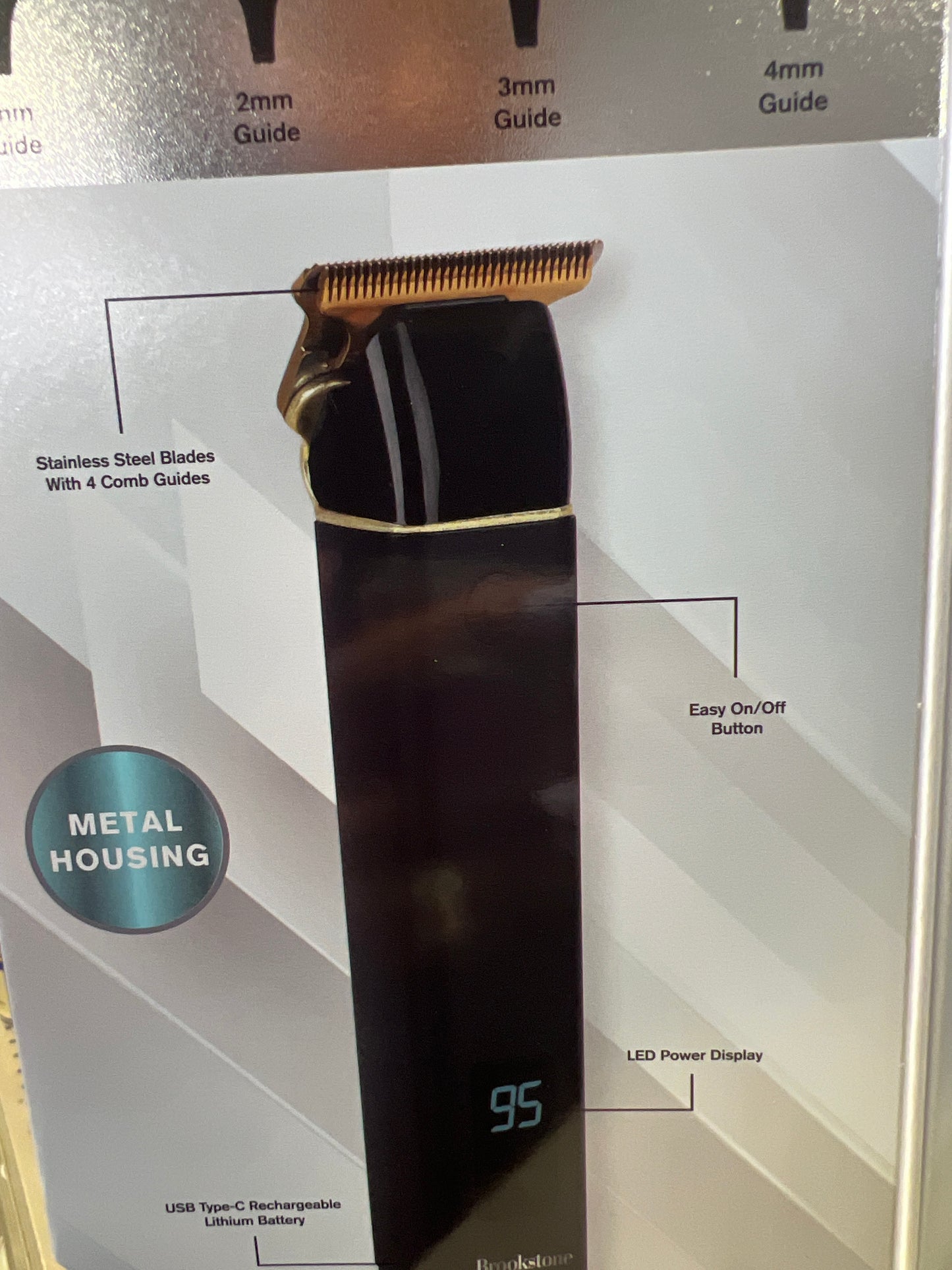 Brookstone Square T-blade Trimmer