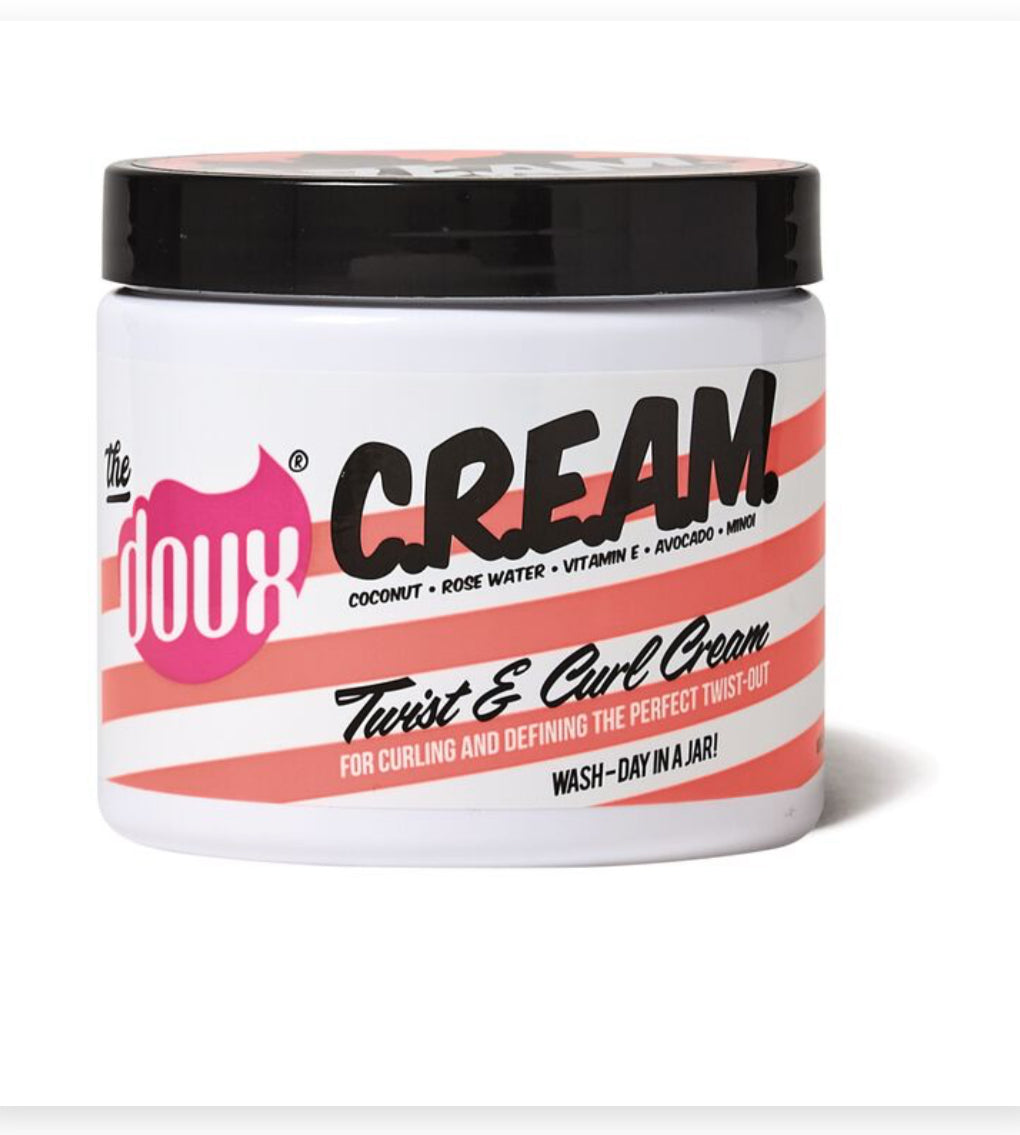 The Doux CREAM twist and curl