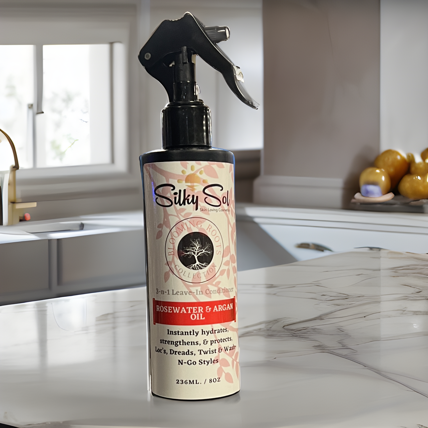 Silky Sol Rosewater & Argan Oil Leave In