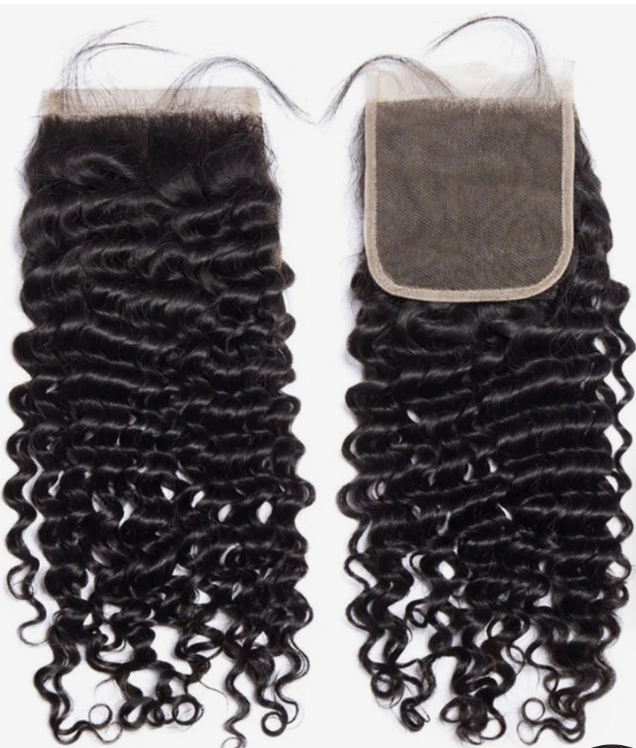 Deep Curly 18 Inch, 4X4 Closure