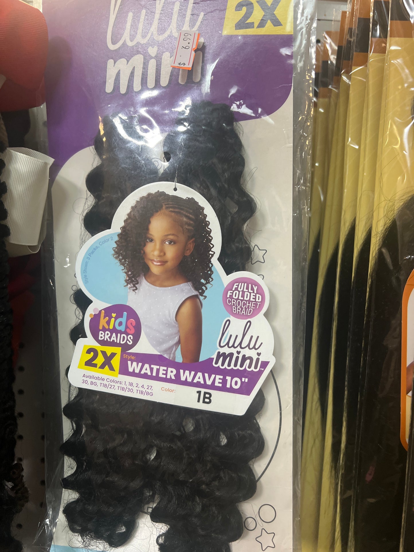 Lulu Mini 2x Kids Braid Water Wave 10 Inch /Crochet