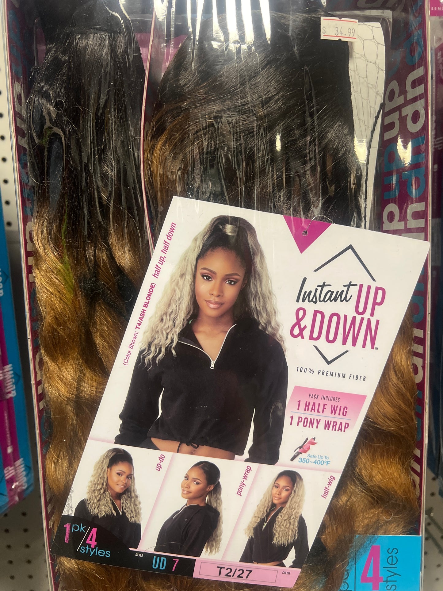 Sensationnel Half Up/ Half Down Wig, 1pk/4 styles