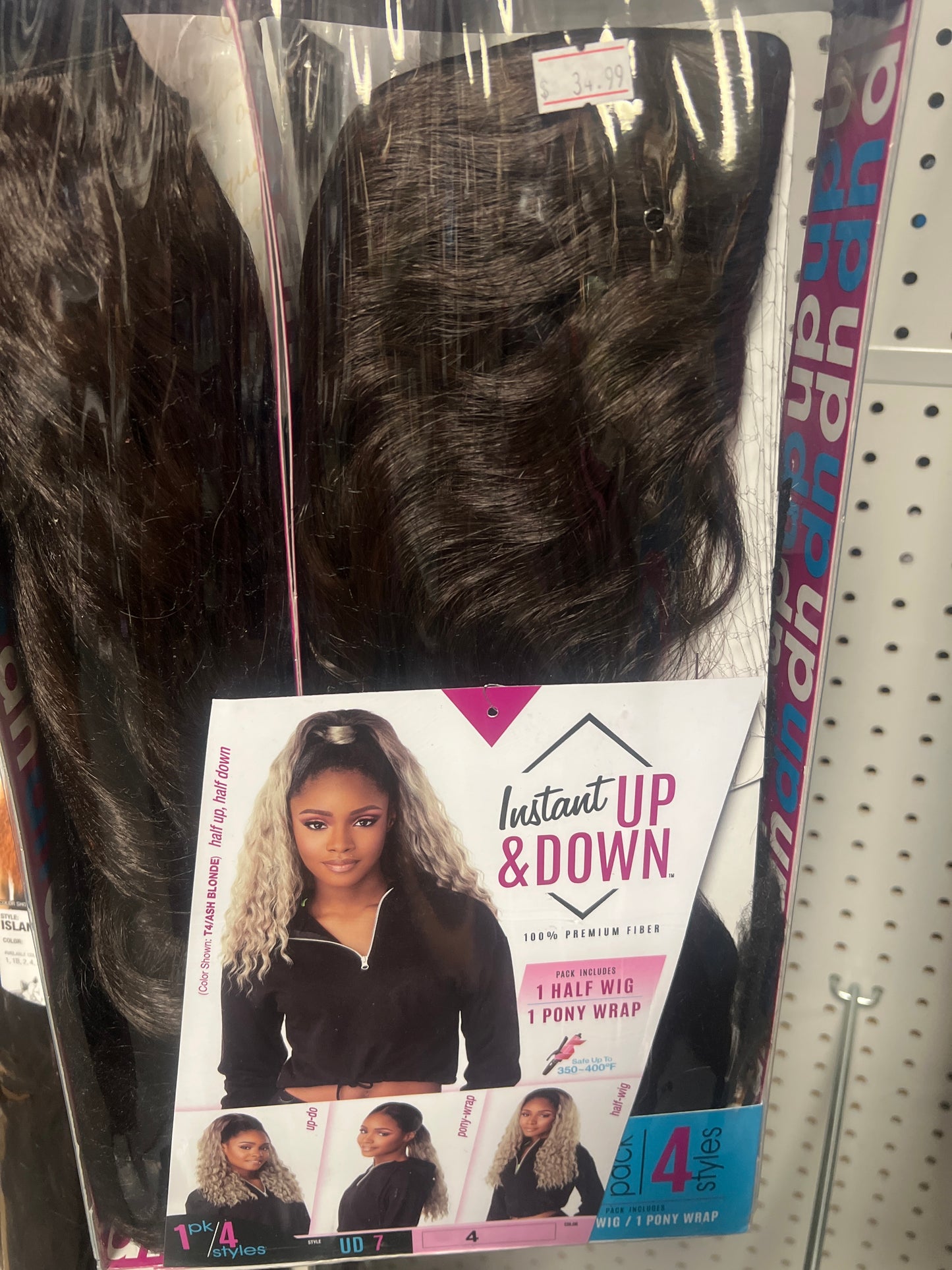 Sensationnel Half Up/ Half Down Wig, 1pk/4 styles