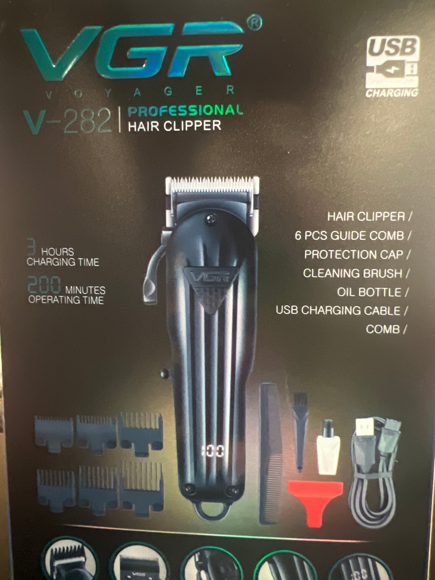 VGR Voyager V-282 Professional Hair Clippers