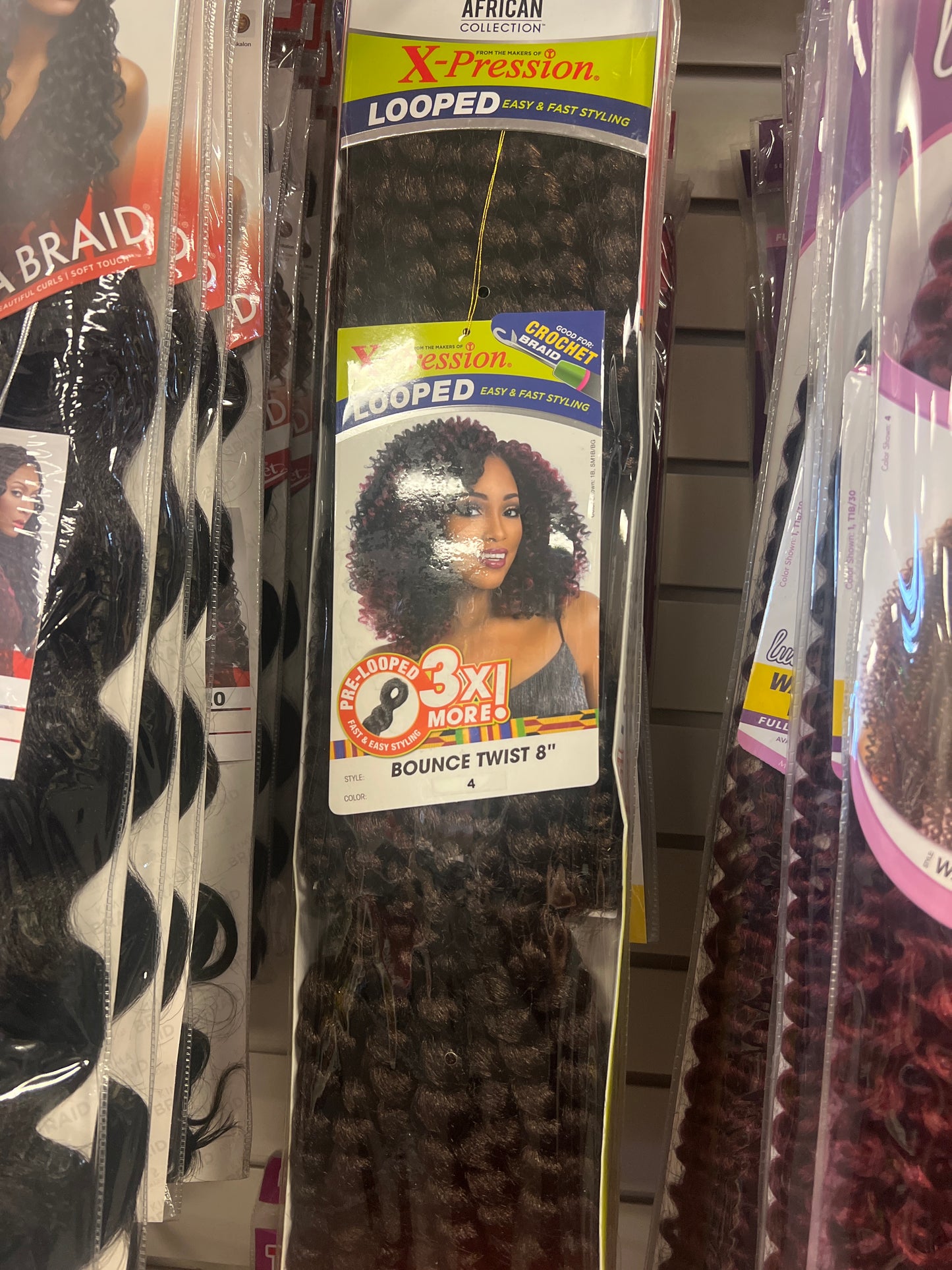 Sensationnel 3x, Bounce Twist 8inch, Looped