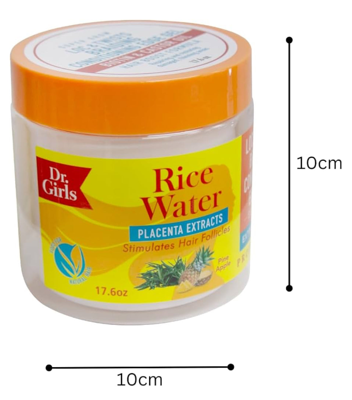 Dr. Girls Rice Water Biotin & Castor Braid Gel Pineapple Scent
