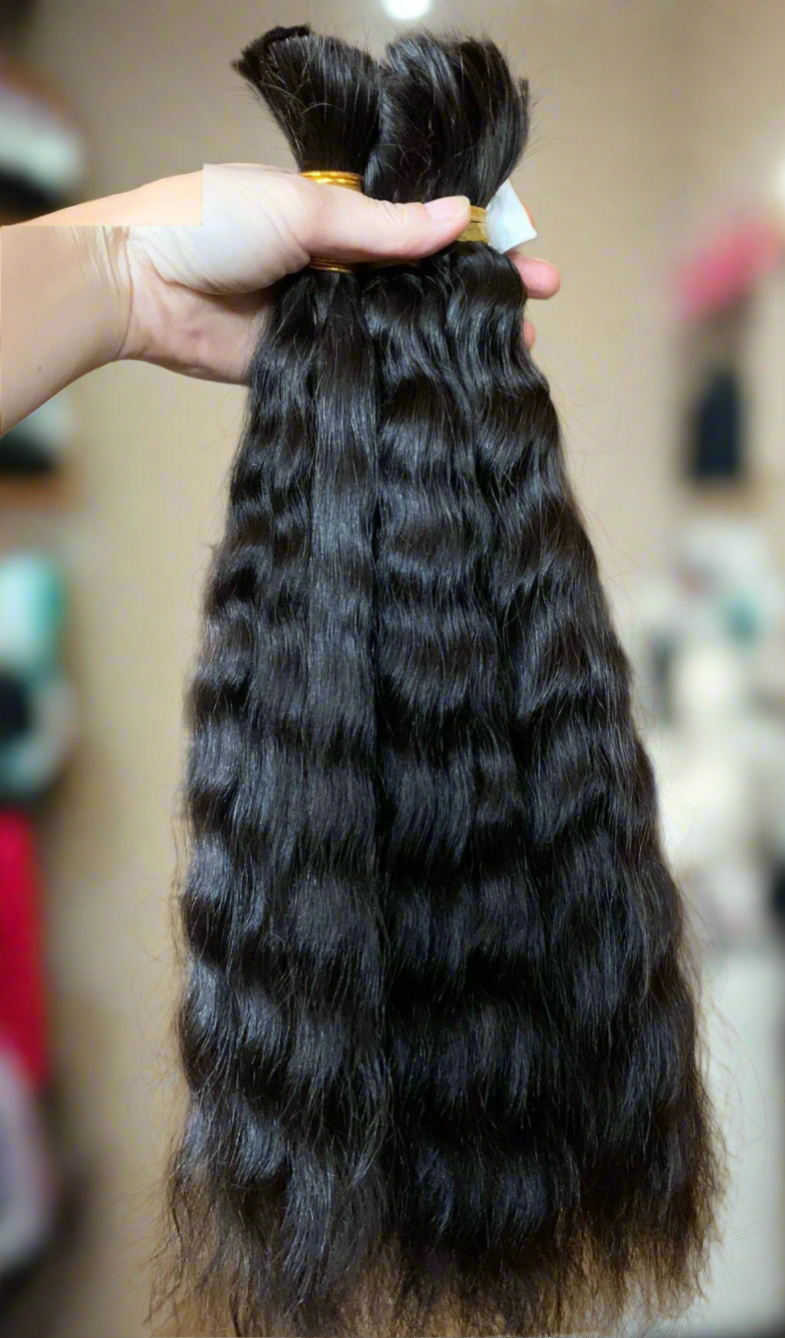 Boho Human Hair, Wet & Wavy 100 Grams