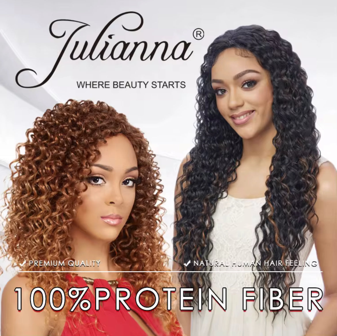 Julianna 6 Bundles, 22 Inch, Soft & Itch Free Protein Fibers