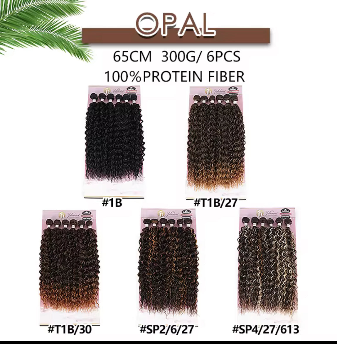 Julianna 6 Bundles, 22 Inch, Soft & Itch Free Protein Fibers