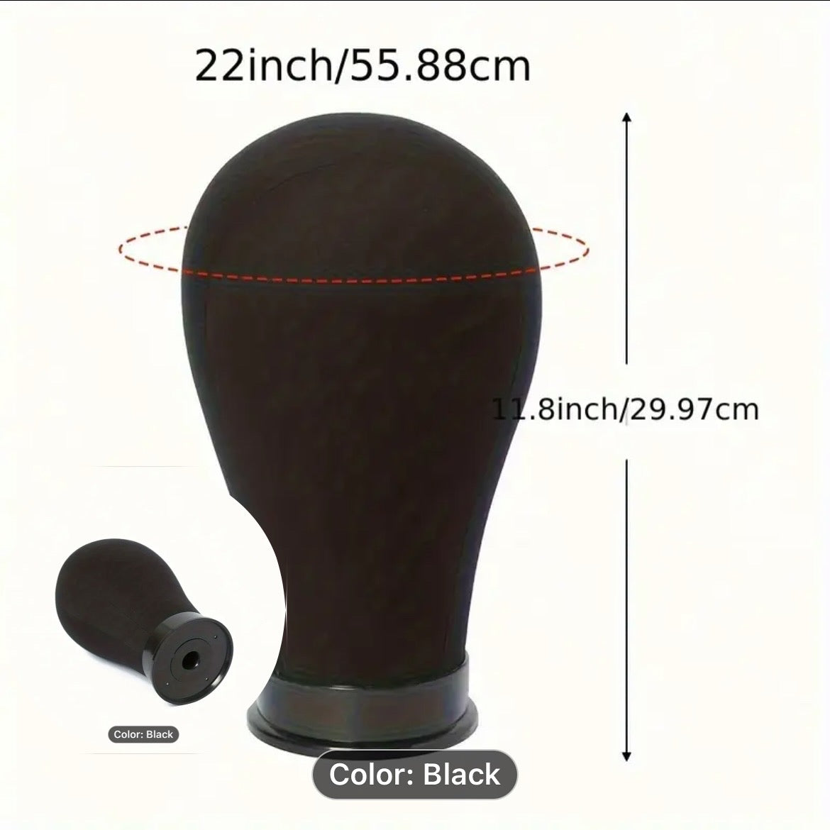 Canvas Mannequin Black