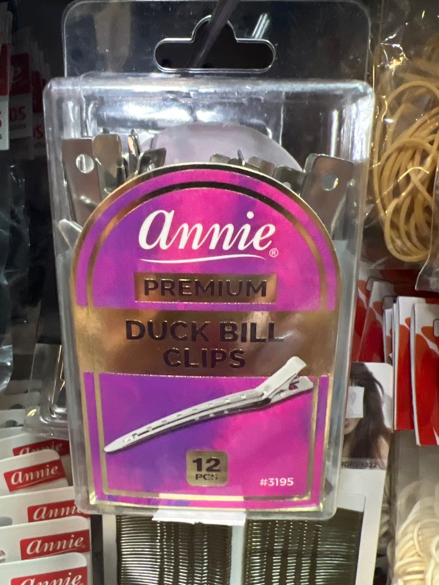 Anjie Duck Bill Clips 12 Count
