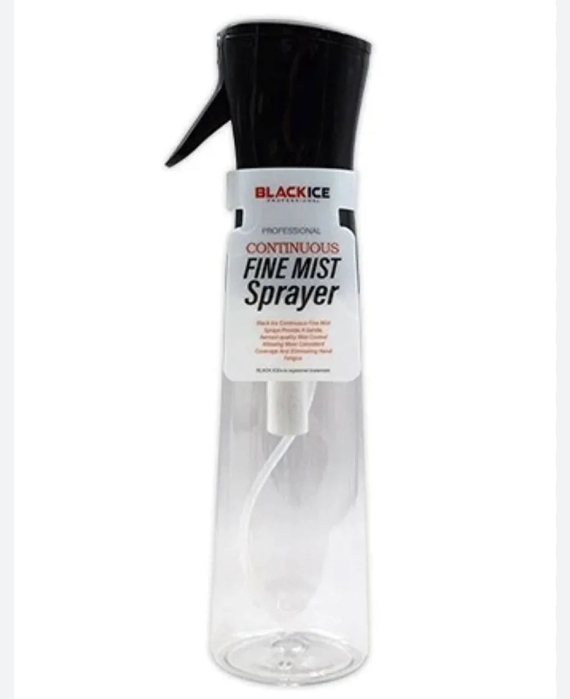 Black Ice Fint Mist Bottle Continuous Sprayer