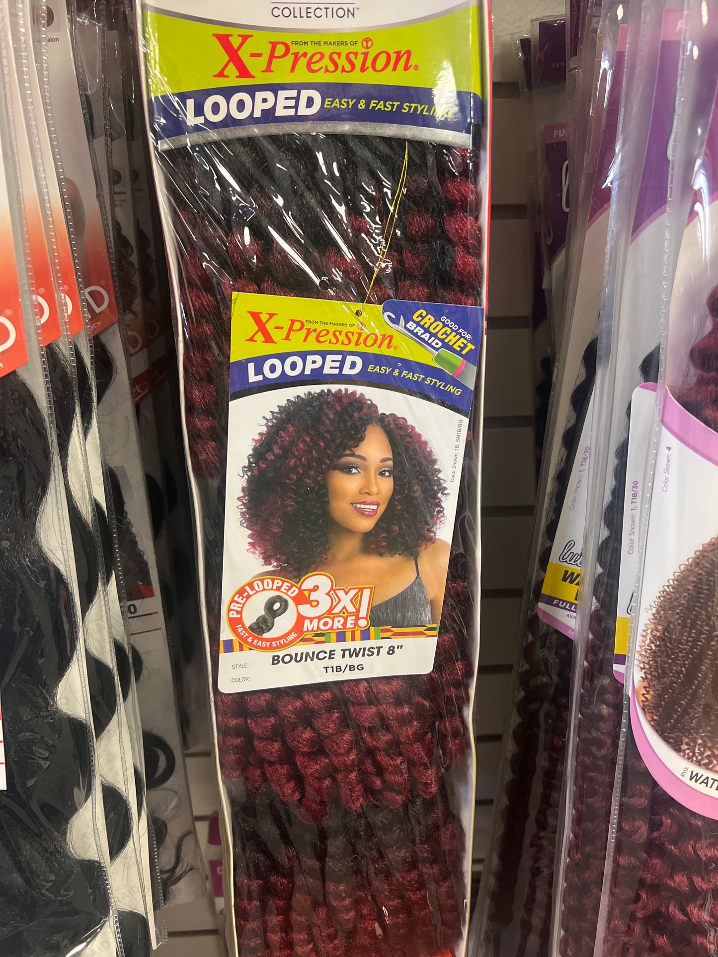 Sensationnel 3x, Bounce Twist 8inch, Looped