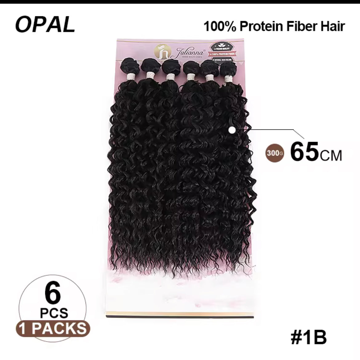 Julianna 6 Bundles, 22 Inch, Soft & Itch Free Protein Fibers