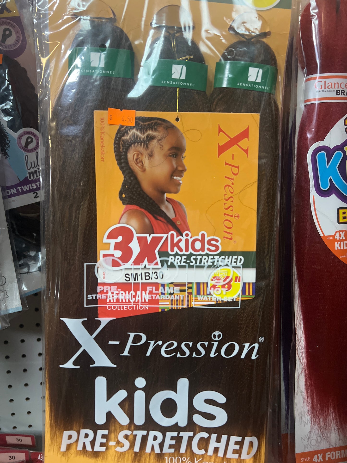 3x Xpression Kids Braid 28 Inch/ SM1B/30