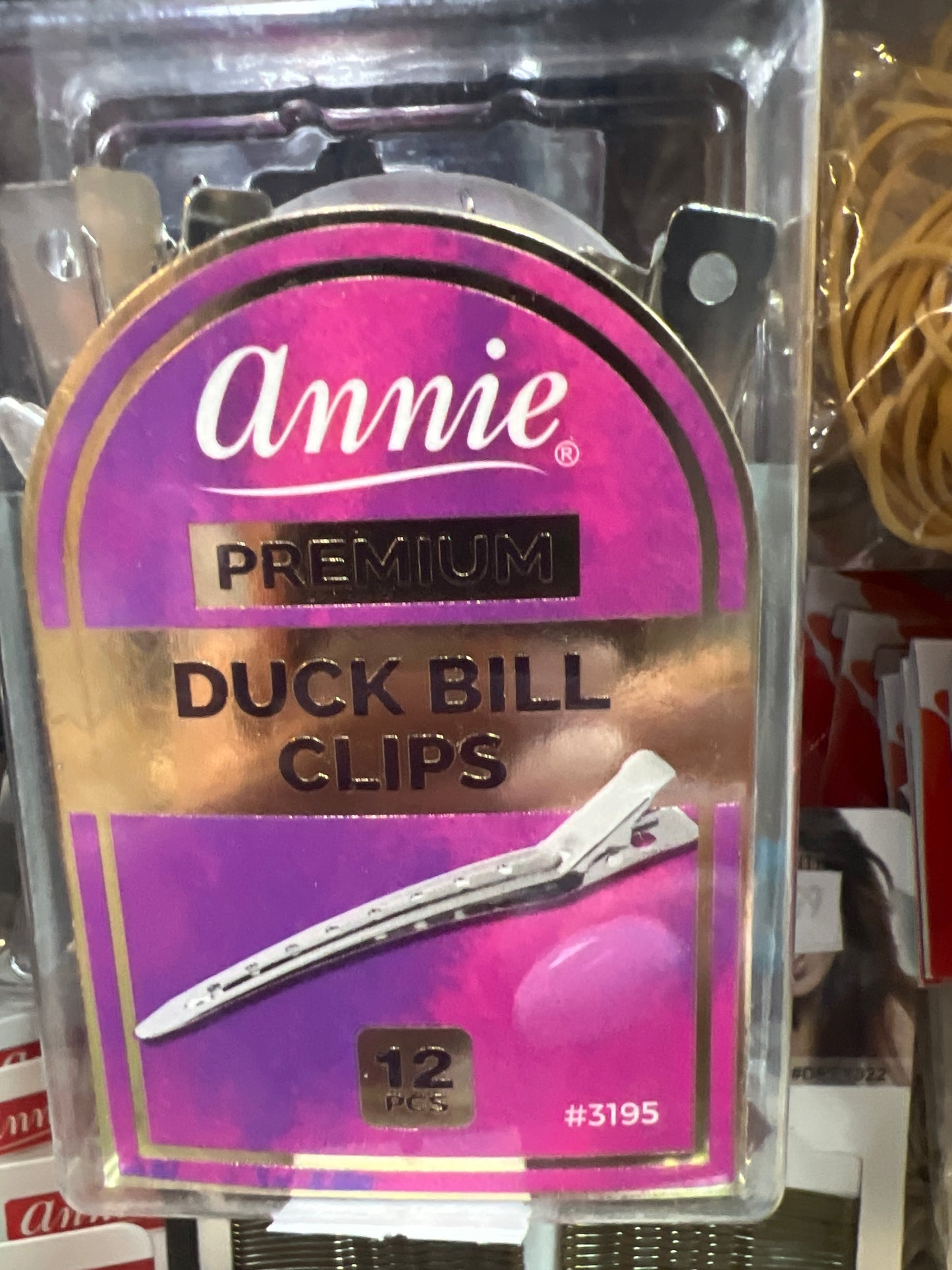 Anjie Duck Bill Clips 12 Count
