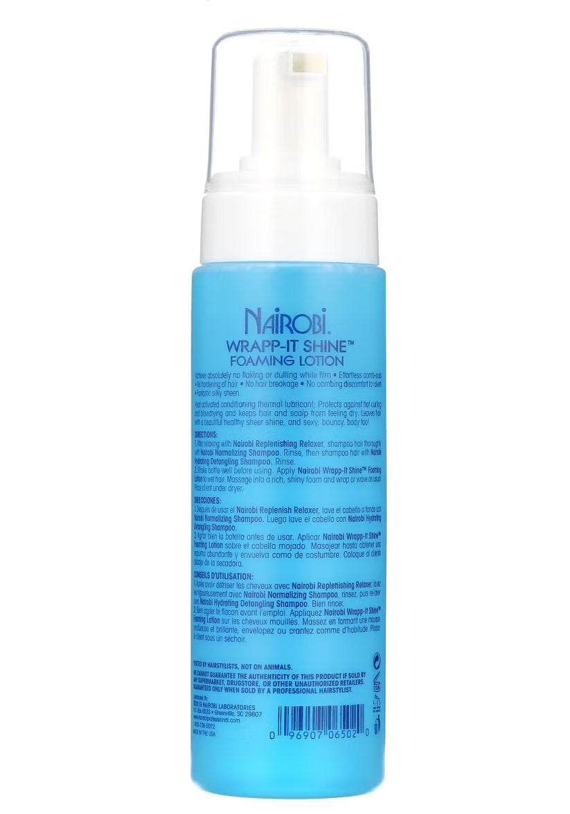 Nairobi Wrapp- It Shine Foaming Lotion 8oz
