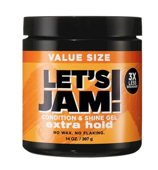Let’s Jam Conditioning and Shine Gel Extra Hold 4.4 ounces