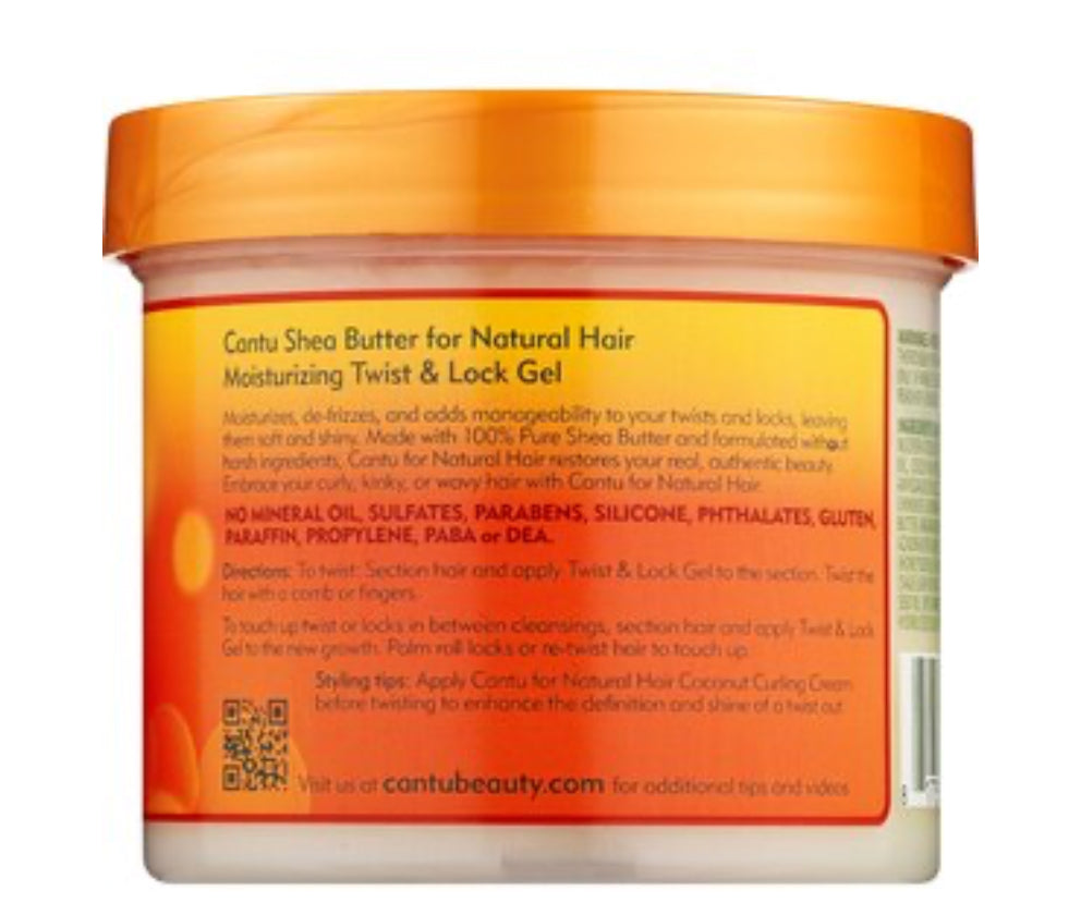 Cantù Shea Butter for Natural Hair Moisturizing twist & loc gel