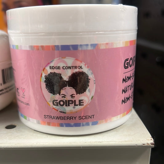 Goiple Edge control, non-greasy, natural finish, non-sticky, 24 hour hold, strawberry scent