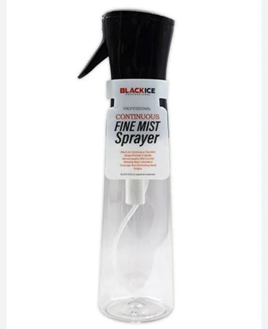 Black Ice Fint Mist Bottle Continuous Sprayer