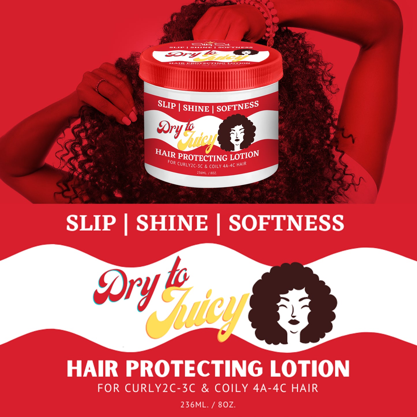 Dry-to-Juicy Hair Protecting Lotion | Silky Sol Vegan Restorative Aesthetics .